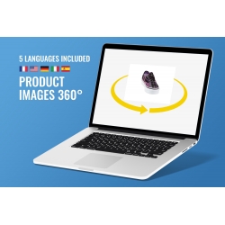 €39 cheapest and best! Prestashop module Image product spin 360° degree rotation zoom vue