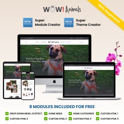 Prestashop Theme Animal Animals cat dog rabbit rodent reptile fish ferret birds