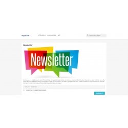 Prestashop module Página de suscripción al boletín informativo: una página dedicada, independiente y personalizada.