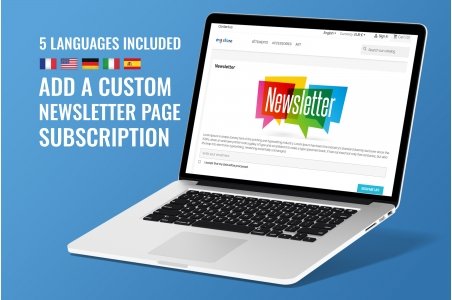 Prestashop module Newsletter-Anmeldeseite – Eigene, separate und personalisierte Seite