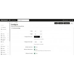 Prestashop module pack Qr Code + Image produit vue rotation 360° degré zoom