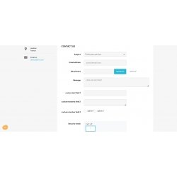 Prestashop module: Customize/Add default contact form fields + CAPTCHA