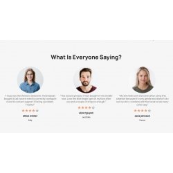 Prestashop Testimonials Carousel module on the homepage