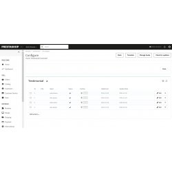 Prestashop Testimonials Carousel Modul auf der Startseite