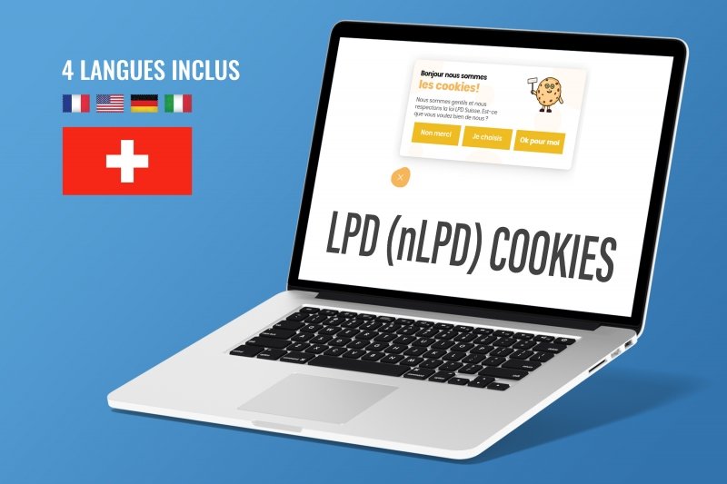 Prestashop module Cookies bannière LPD nLPD loi Suisse Protection des données