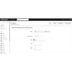 Prestashop module categories carrousel on accumulation page