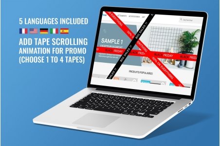 Prestashop module 1 à 4 Animation Bandeaux Texte Défilant Promotions