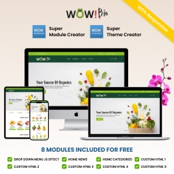 Prestashop Theme: Organic, natural, bulk food, fruits, vegetables, groceries, oils, health