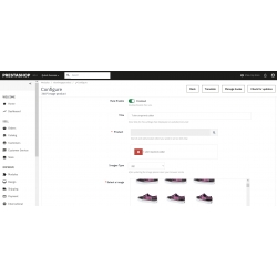 Modulo Prestashop Immagine prodotto rotazione 360° zoom vue