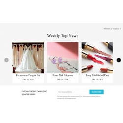 Módulo Carrusel de noticias de Prestashop en la página de inicio
