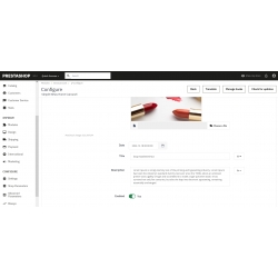 Módulo Carrusel de noticias de Prestashop en la página de inicio
